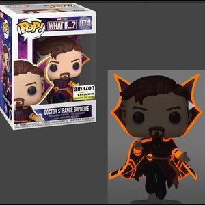 Funko Pop! Marvel: What If..? Dr. Strange Supreme #874 Glow Amazon GITD